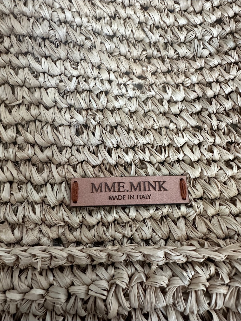 MME Astrud Tote - Natural Straw Tote with Bamboo-Accent Handles - Picture 10 of 13